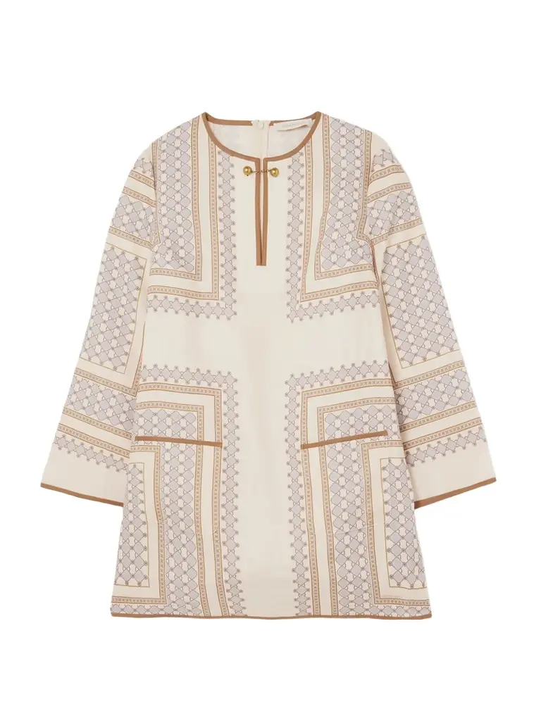Zimmermann Printed Linen Mini Dress