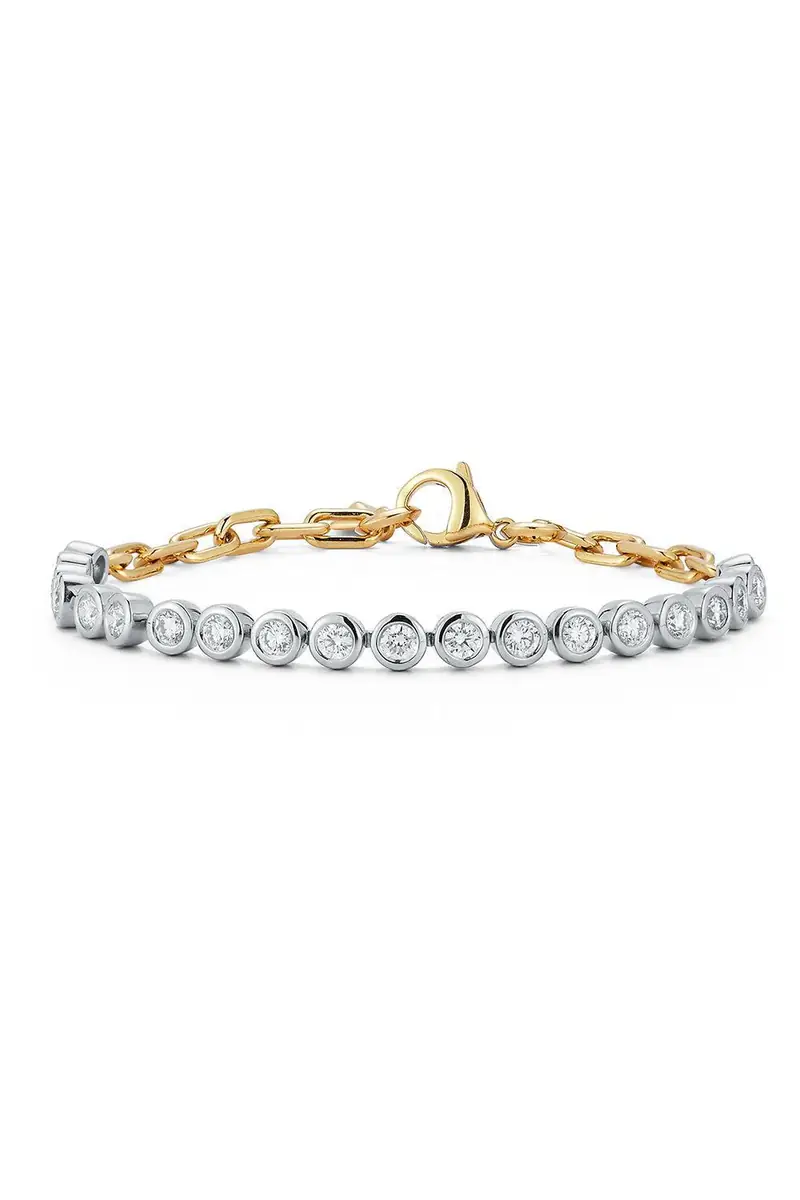 WALTERS FAITH Diamond Bezel WF Classic Tennis Bracelet
