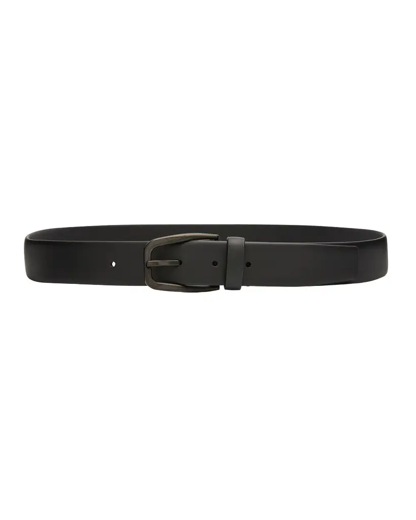 ZEGNA Men 's Smooth Calfskin Belt
