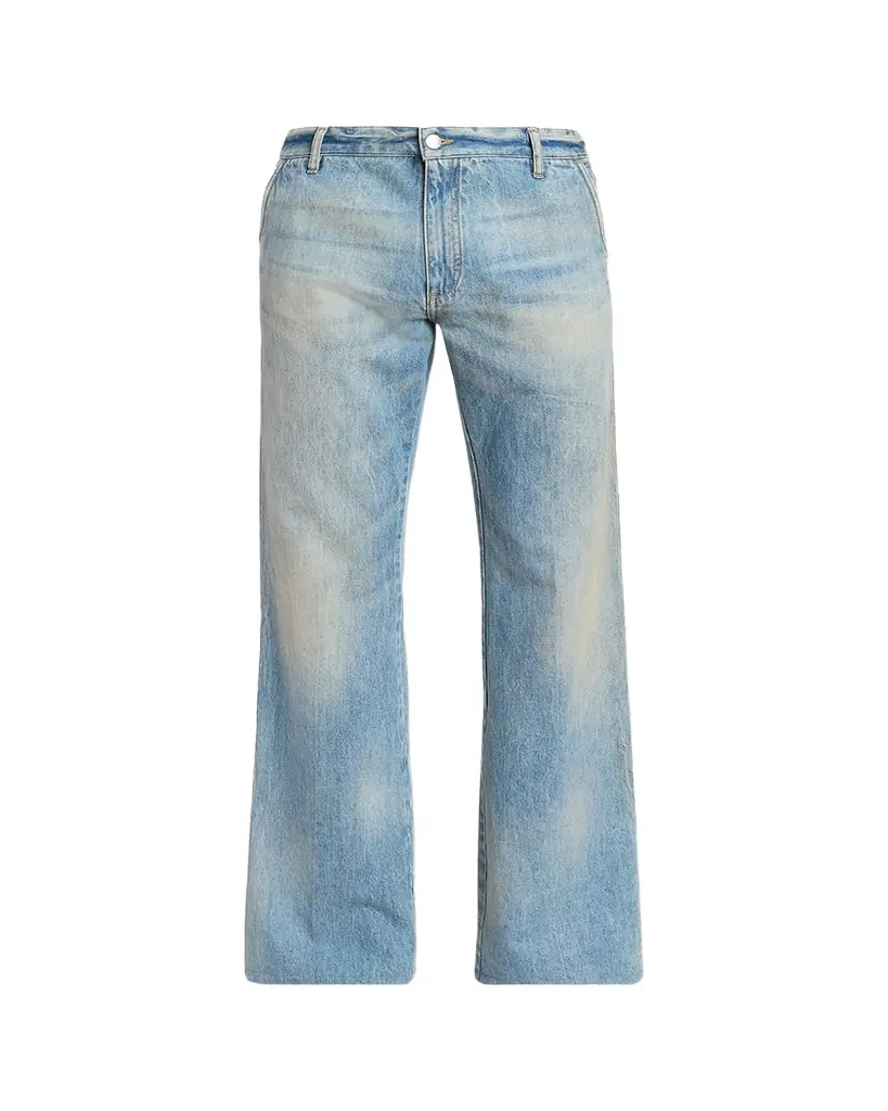 Amiri Men's Faded Denim Bootcut Jeans