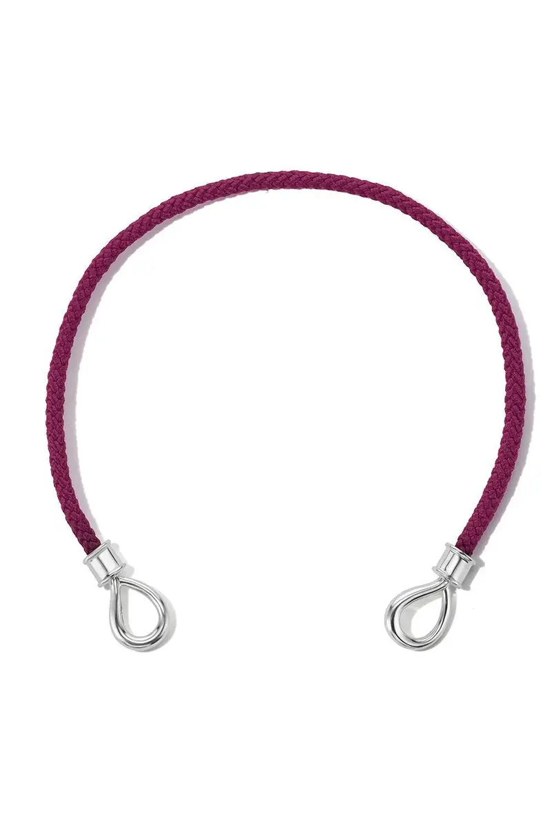 Marla Aaron Aubergine String Project Bracelet - Silver
