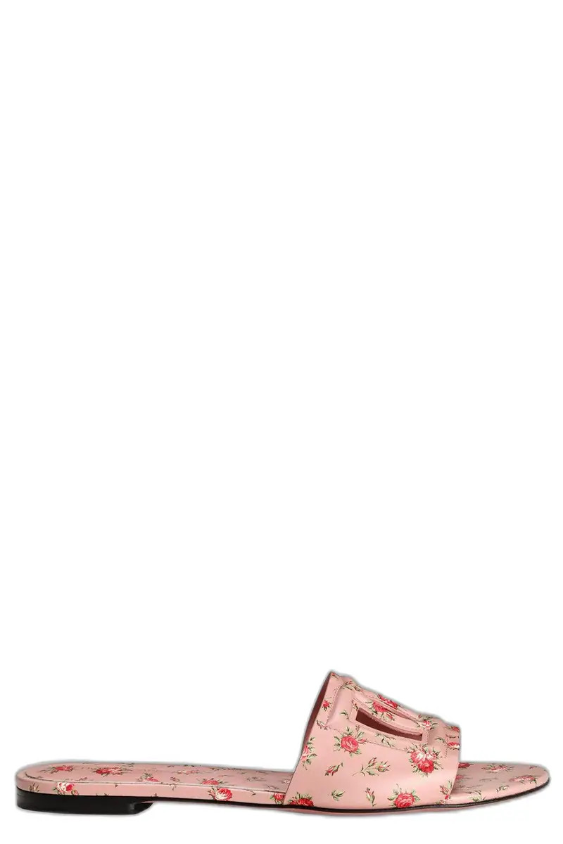 Dolce & Gabbana Logo Flat Slides
