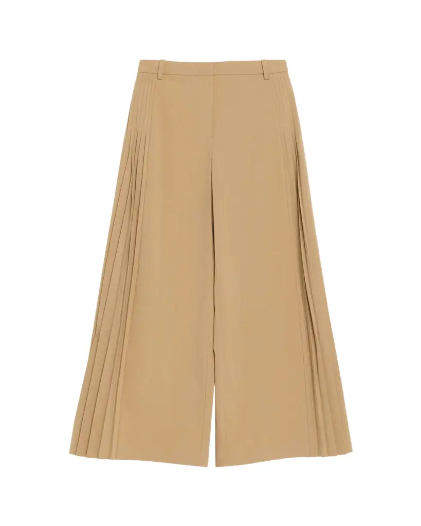 SIMKHAI Romy Pleated Wide-Leg Pants