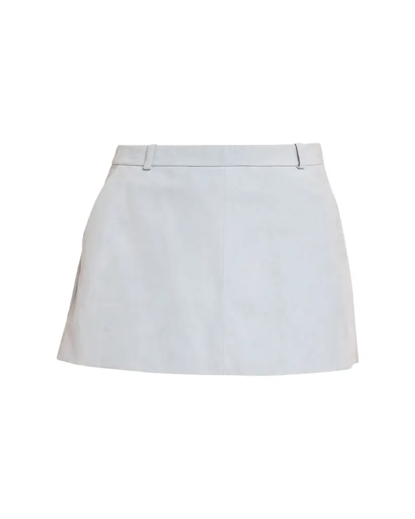 FRAME The Suede Mini Skirt