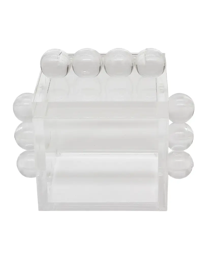 Tizo Clear Lucite Box with Bubbles