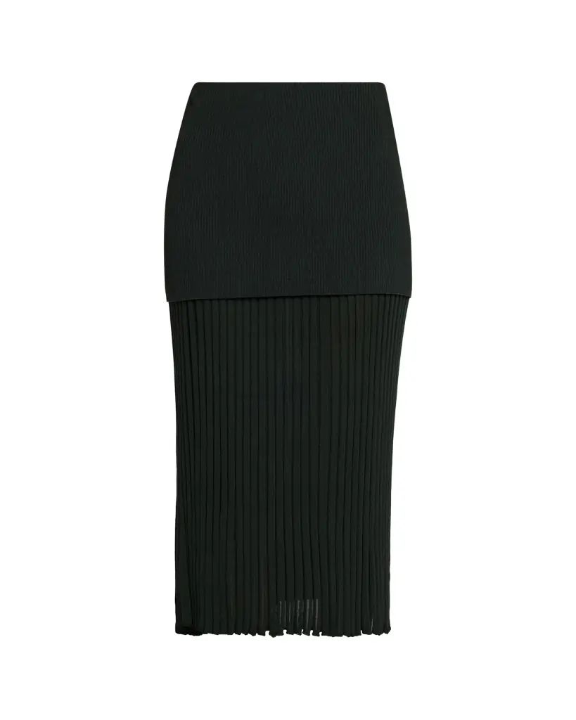 Proenza Schouler Luiza Rib-Knit Midi Skirt