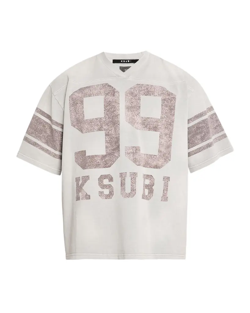 Ksubi Men 's Halftime V-Neck Jersey T-Shirt