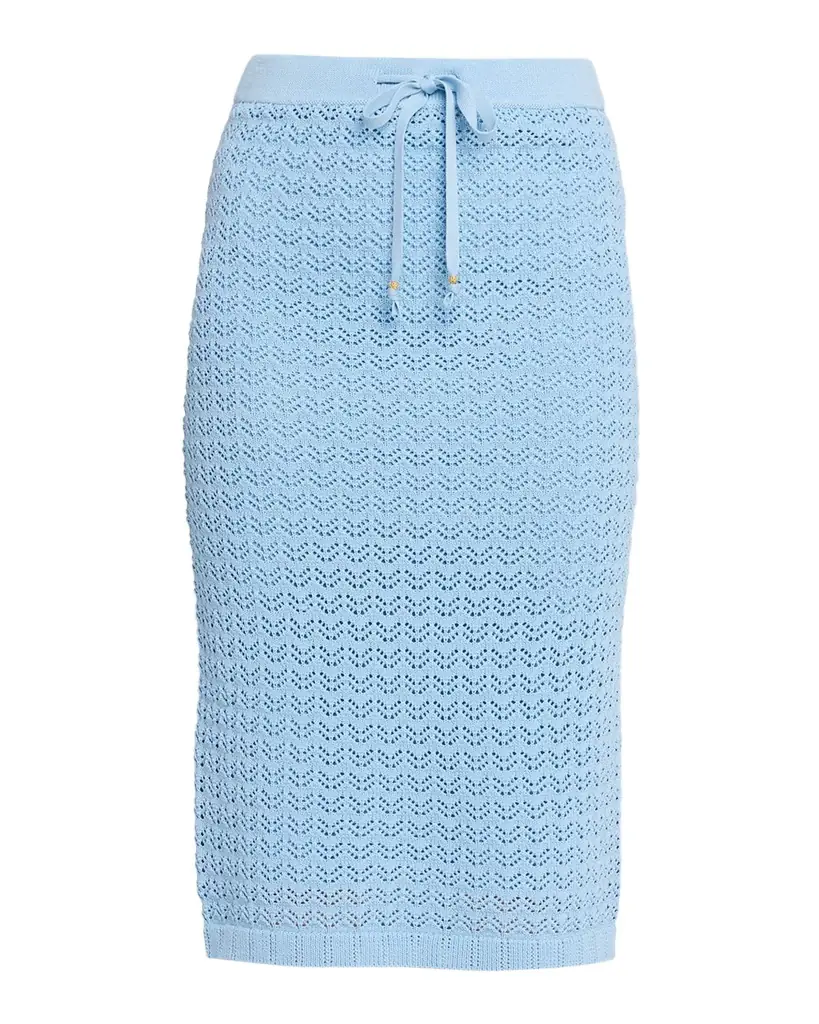 L 'Agence Lacen Pointelle-Knit Skirt
