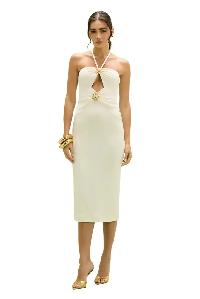 PatBo LUNA KNIT MIDI DRESS