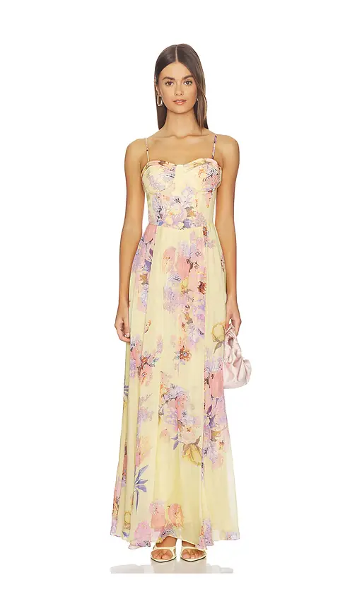 HEMANT AND NANDITA Corseted Long Dress