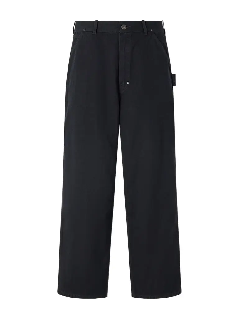 A.PRESSE Vintage Wide-Leg Cotton, Hemp and Silk-Blend Canvas Trousers - Men