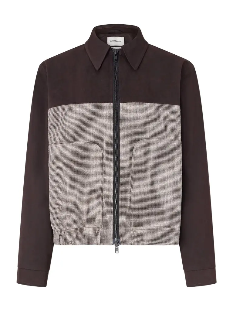 Oliver Spencer Bembridge Twill and Seersucker Blouson Jacket - Men
