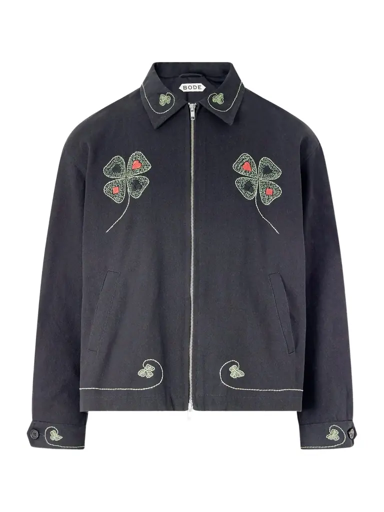 Lucky Draw Embroidered Cotton-Twill Blouson Jacket - Men