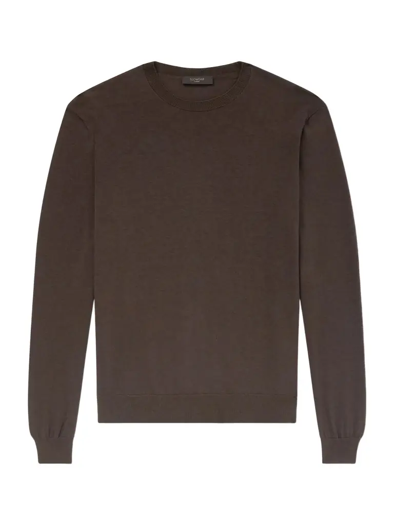 Slowear Cotton and Silk-Blend Sweater - Men