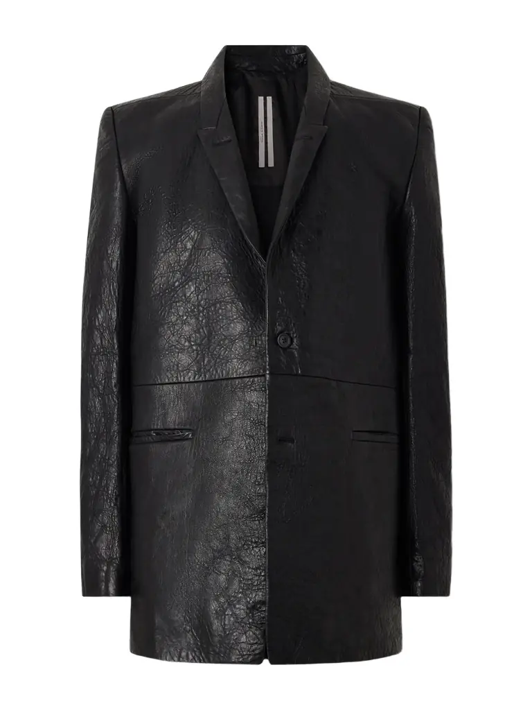 Rick Owens Concordian Textured-Leather Jacket - Men