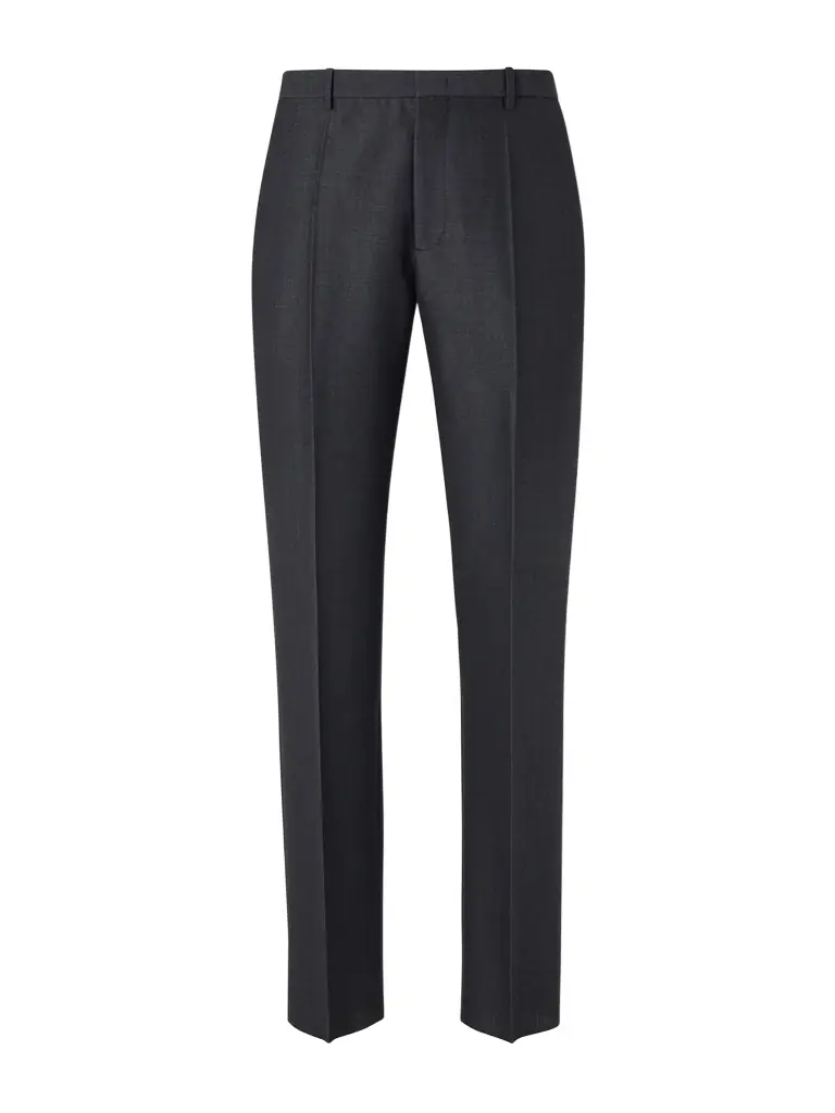 Jil Sander Straight-Leg Wool and Mohair-Blend Trousers - Men