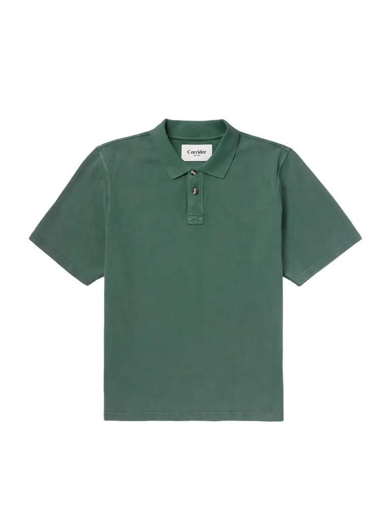 Corridor Garment-Dyed Cotton-Piqué Polo Shirt - Men