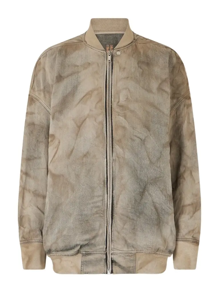 DRKSHDW by Rick Owens Jumbo Oversized Stone-Washed Denim Bomber Jacket - Men