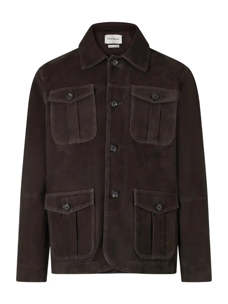 Oliver Spencer Shawcross Suede Jacket - Men
