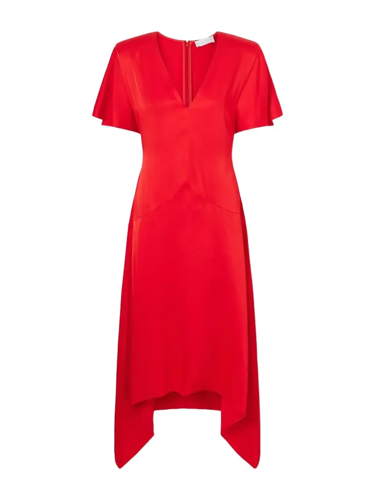 Stella McCartney Satin Midi Dress