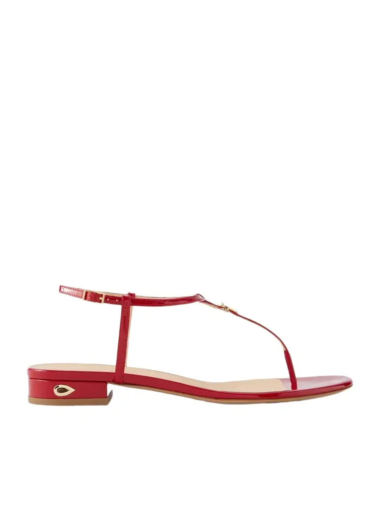 Jennifer Chamandi Pietro 20 Patent-leather Sandals