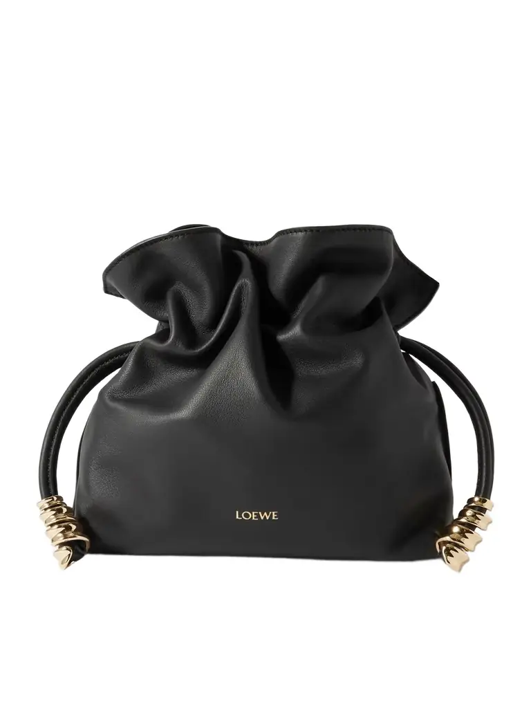 Loewe Flamenco Mini Embellished Leather Clutch