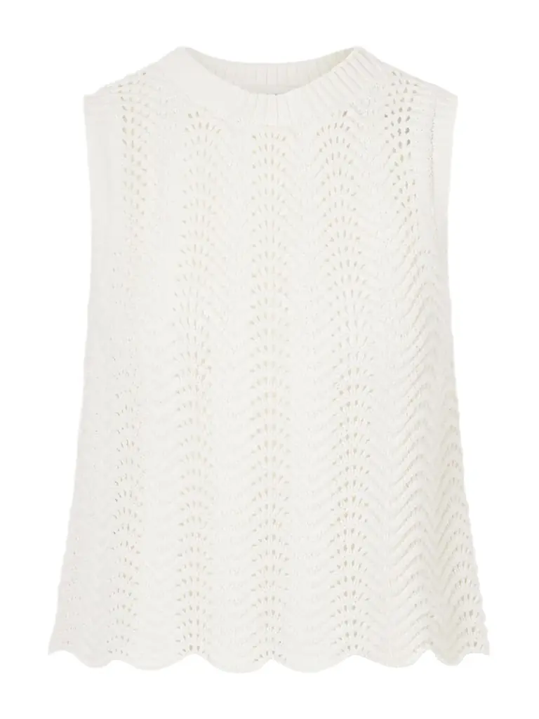 Loulou de Saison Vittoria Crocheted Cotton Top