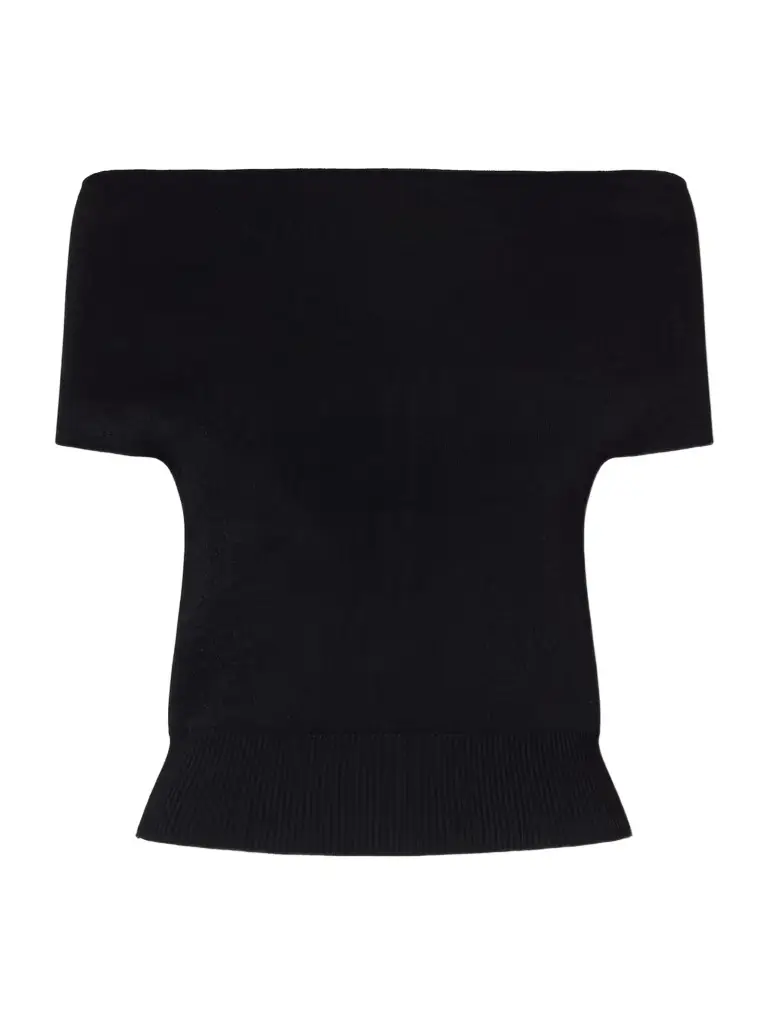 Magda Butrym Off-the-shoulder Knitted Top