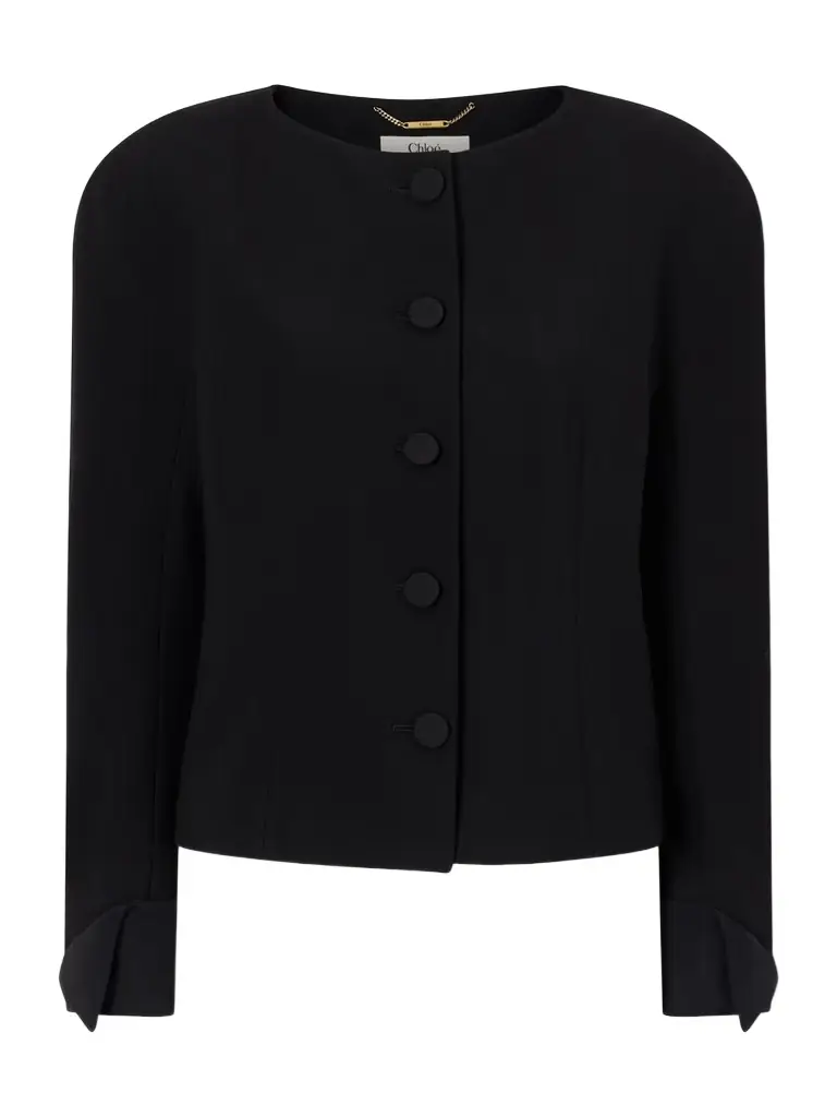 Chloé Wool-crepe Jacket