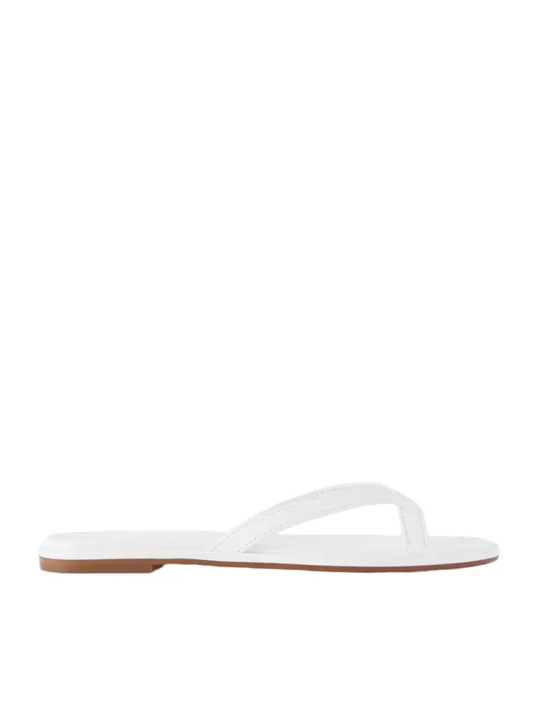 aeyde Melody Leather Flip Flops