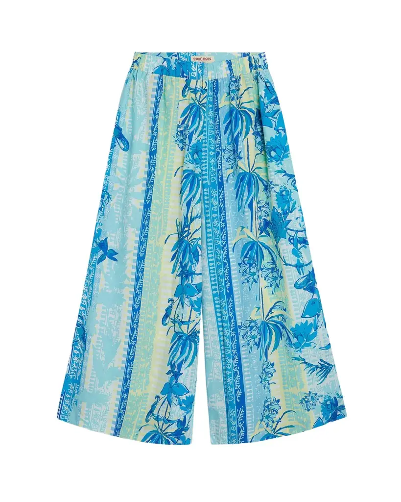 Emporio Sirenuse Jade Pants in Blue Blossom