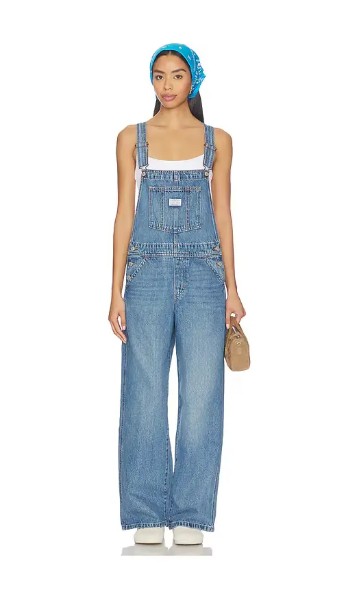 LEVI'S Full Length Wide Leg Overall - Women's Clothing