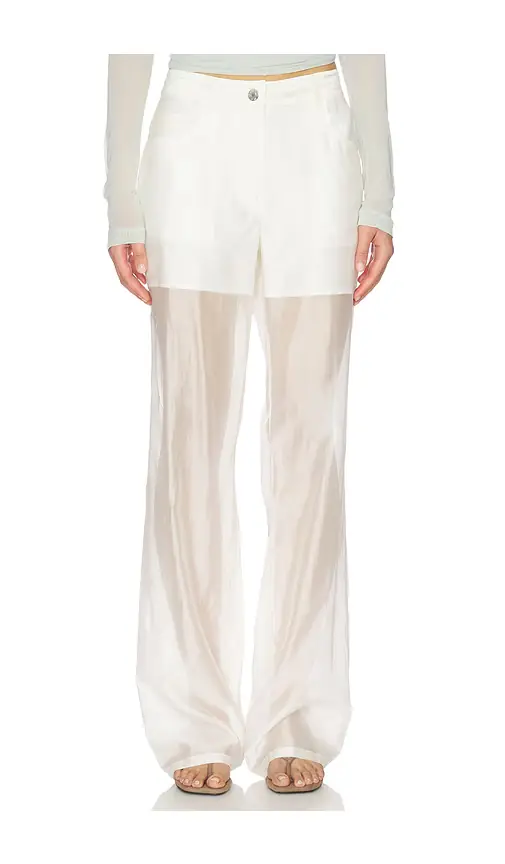 Helmut Lang Sheer Bootcut Pant
