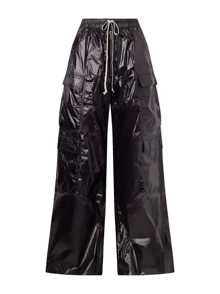 Rick Owens Jumbo Belas Shell Wide-leg Cargo Pants