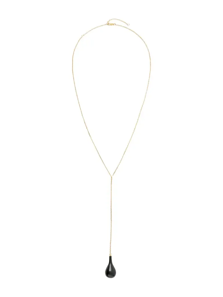 TOTEME Gold-plated, Onyx And Swarovski Crystal Necklace