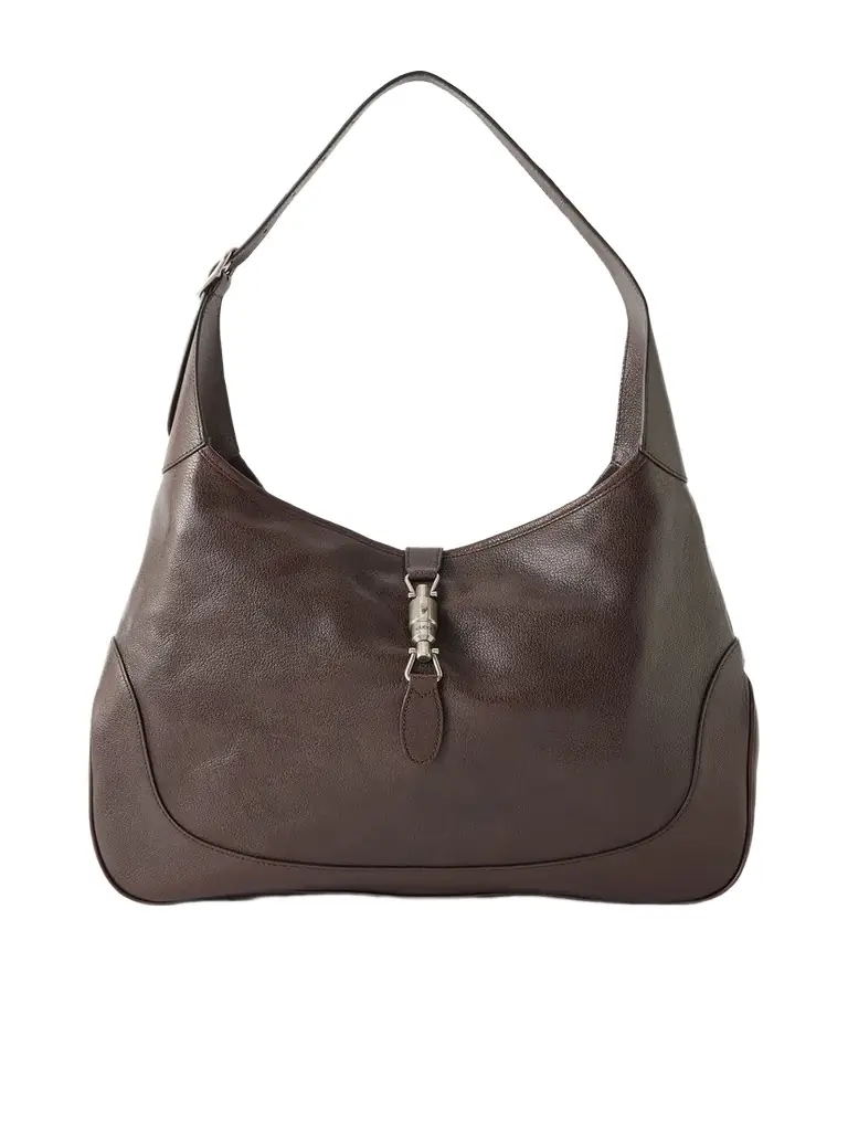 Gucci Jackie 1961 Large Textured-leather Shoulder Bag