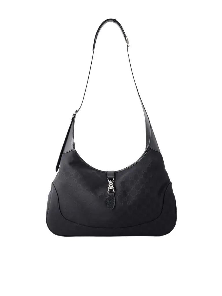 Gucci Jackie 1961 Large Canvas-jacquard Shoulder Bag