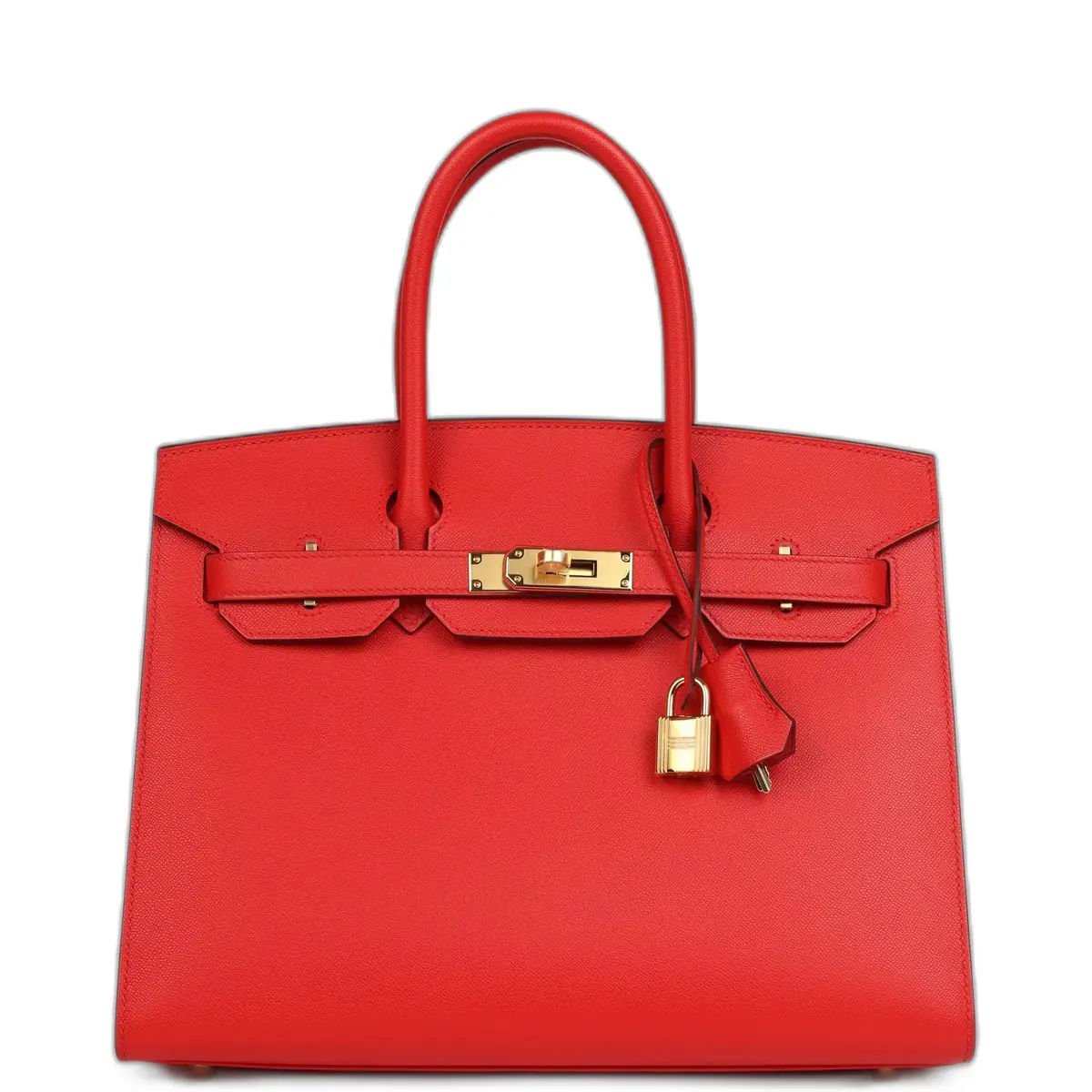 hermes Hermes Birkin Sellier 30 Rouge de Coeur Madame Gold Hardware