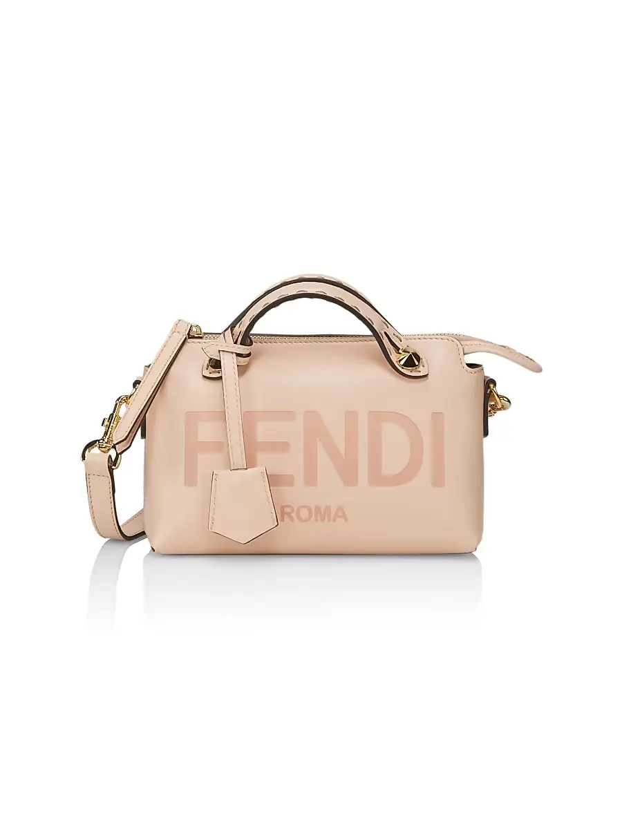 Fendi Women's By The Way Leather Boston Bag - Light Rose