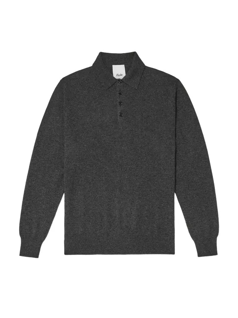 Allude Cashmere Polo Shirt - Men