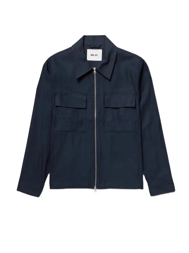 NN07 Alban 1808 LENZING™ ECOVERO™ and Linen-Blend Jacket - Men