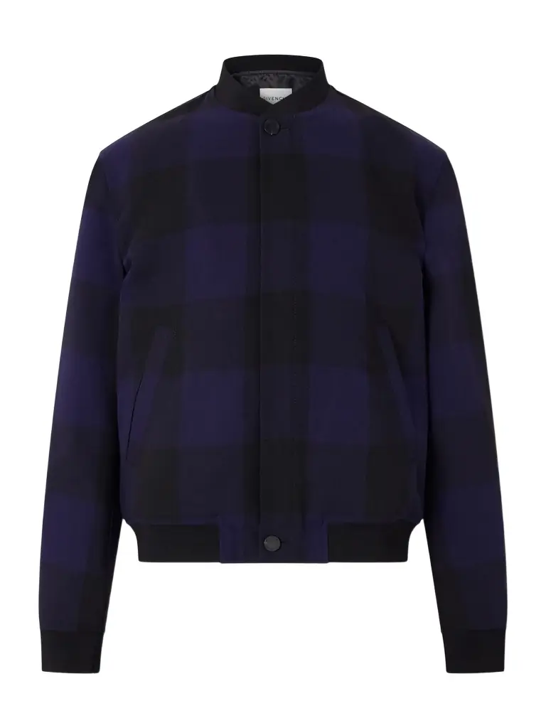 Givenchy Checked Twill Varsity Jacket - Men