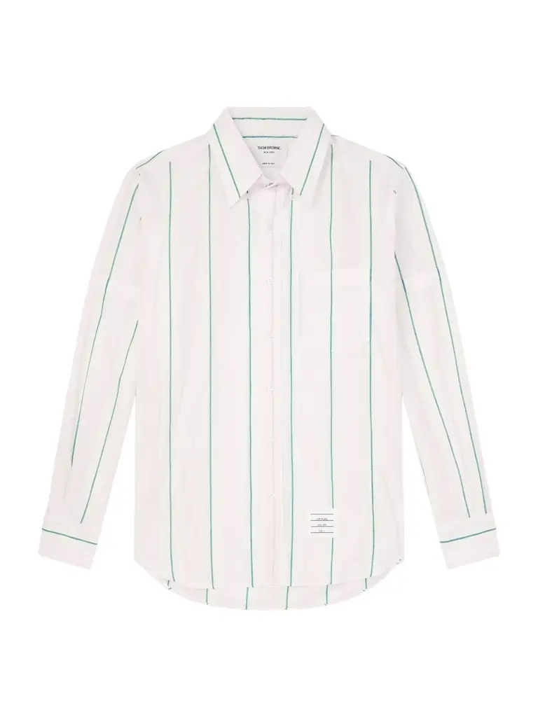Thom Browne Striped Button-Down Collar Shirt - Men