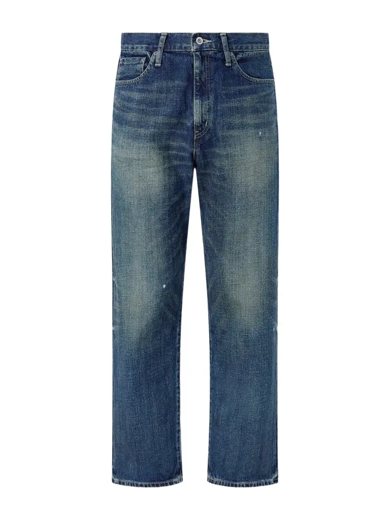 Neighborhood Washed Straight-Leg Jeans - Men