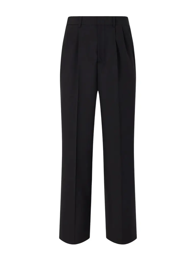 Jil Sander Straight-Leg Pleated Virgin Wool Trousers - Men