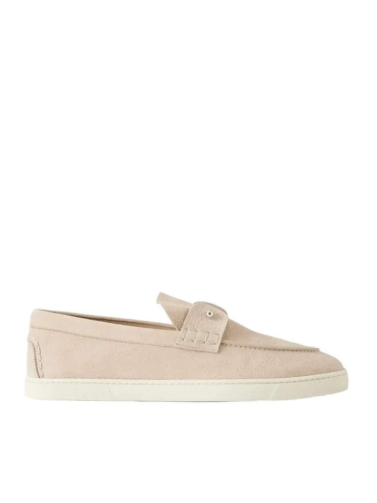 Christian Louboutin Chambeliboat Full-Grain Nubuck Loafers - Men