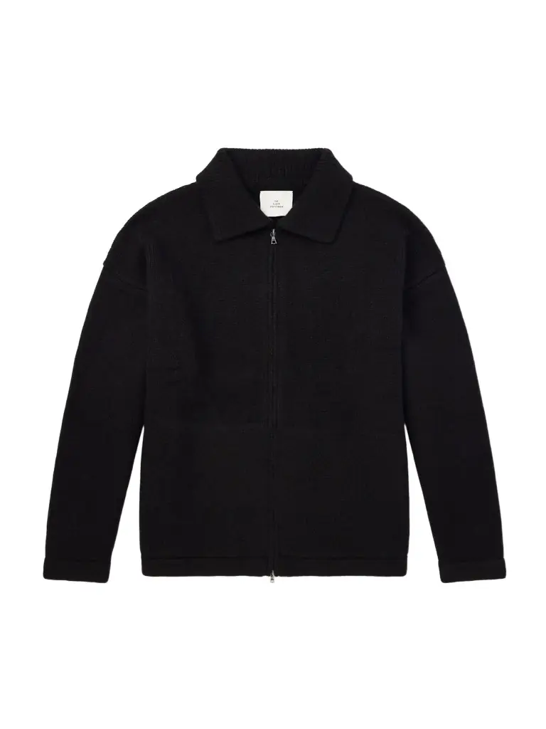 The Elder Statesman Hunter Cashmere Zip-Up Sweater - Men