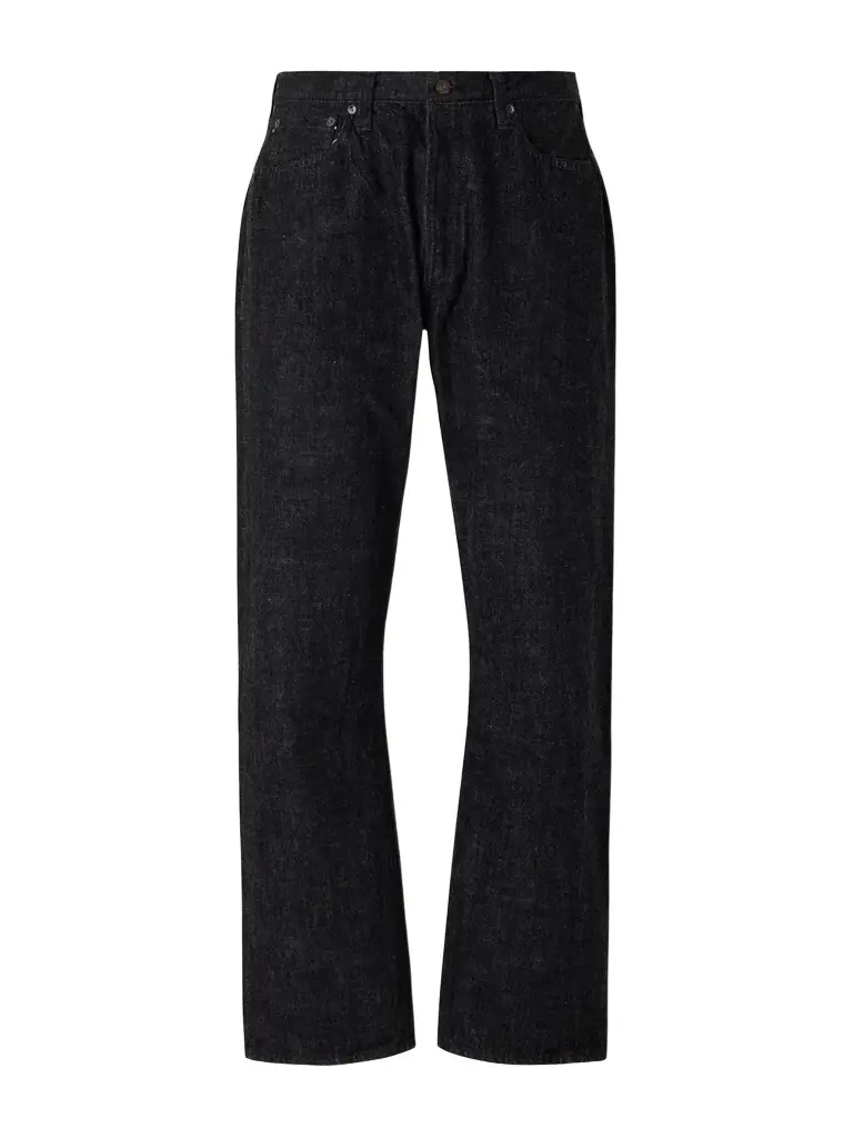 FULLCOUNT 0105BK Straight-Leg Selvedge Jeans - Men