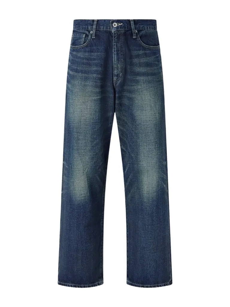 Neighborhood Washed Wide-Leg Jeans - Men