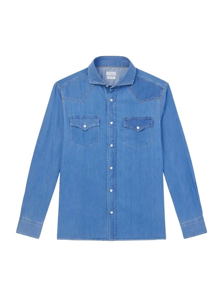 Brunello Cucinelli Denim Shirt - Men